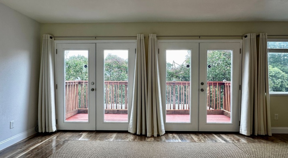 Gorgeous 3 bedroom, 2 bathroom home for rent in Sausalito!
