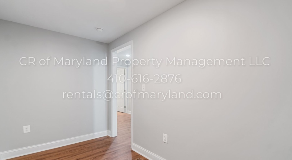 Spacious 2BD, 1.5 Bath Townhome in Mosher, Baltimore City. $500 off move in special