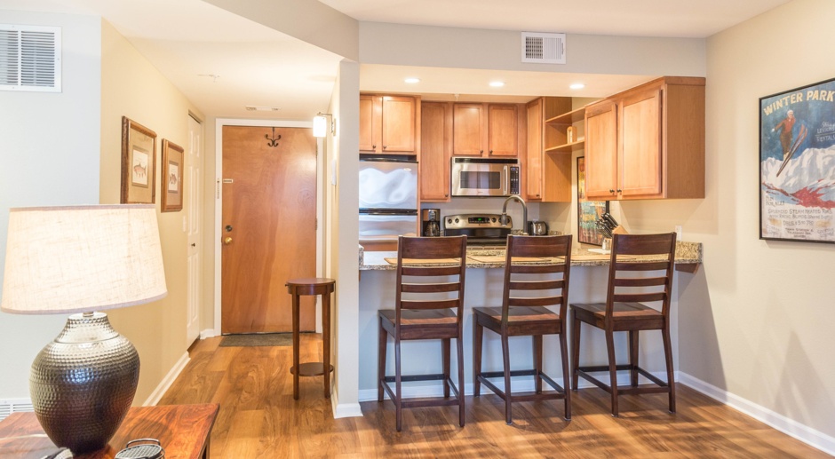 Quality Fully Furnished All-Inclusive, Serviced luxury condo for rent close to downtown Boulder Colorado