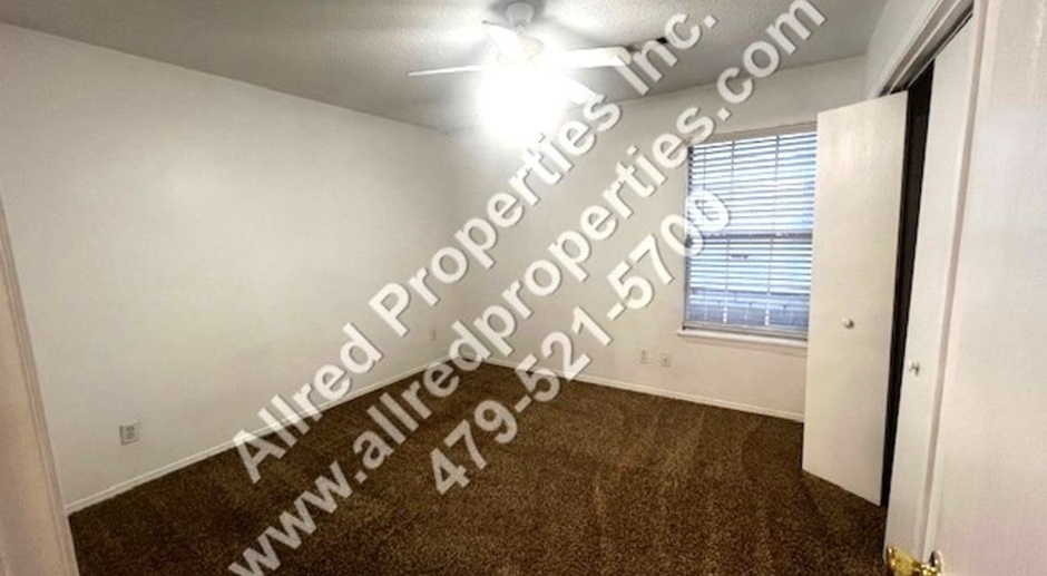 2 Bedroom 1.5 bath in FAYETTEVILLE. LAWN CARE INCLUDED!!!!