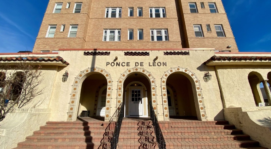 One Bedroom at the Ponce De Leon Available Now!