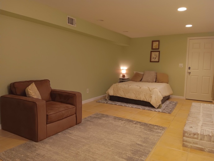 Furnished 1 BR /1 BA in Daylight Basement. Utilities Included. Private entrance.