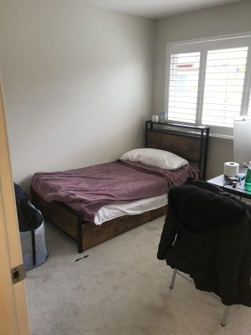 Furnished room for rent in West San Jose condo.